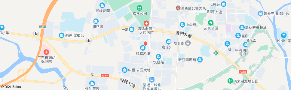 清远清新工商局(清新汽车站)_公交站地图_清远公交_妙搜公交查询2024