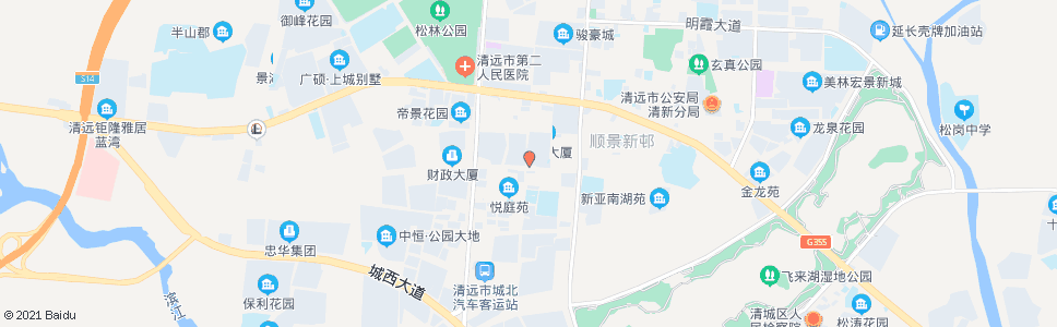 清远清新公路局_公交站地图_清远公交_妙搜公交查询2024