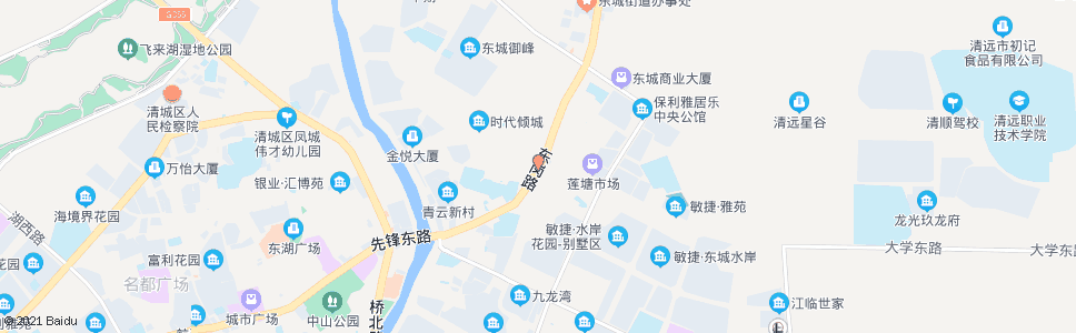 清远莲塘路口_公交站地图_清远公交_妙搜公交查询2024