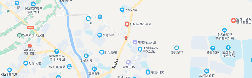 清远附城路口_公交站地图_清远公交_妙搜公交查询2024