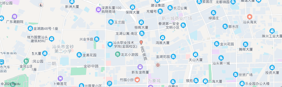 汕头龙湖宾馆西_公交站地图_汕头公交_妙搜公交查询2025