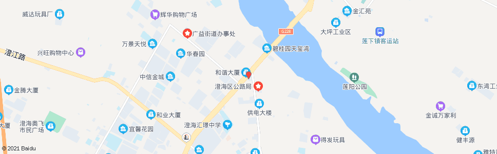 汕头澄海豪庭大酒店_公交站地图_汕头公交_妙搜公交查询2024