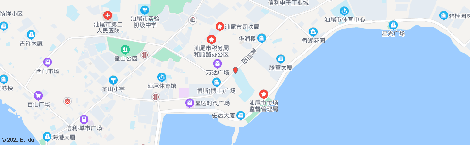 汕尾田家炳中学_公交站地图_汕尾公交_妙搜公交查询2024