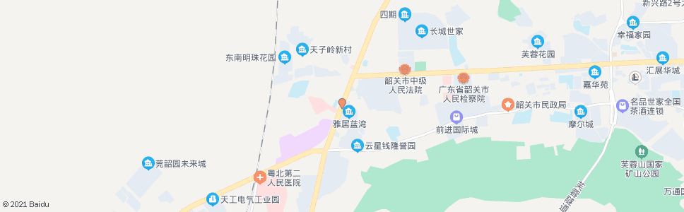 韶关市职防院(市康复中心)_公交站地图_韶关公交_妙搜公交查询2024