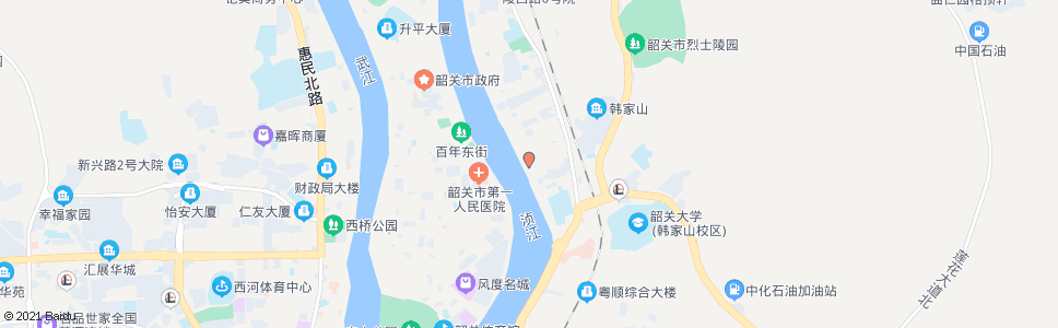 韶关浈江南路_公交站地图_韶关公交_妙搜公交查询2024