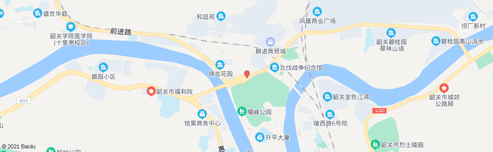 韶关浈江区检察院_公交站地图_韶关公交_妙搜公交查询2024