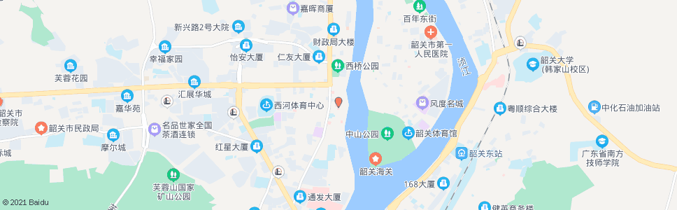 韶关市中医院_公交站地图_韶关公交_妙搜公交查询2024