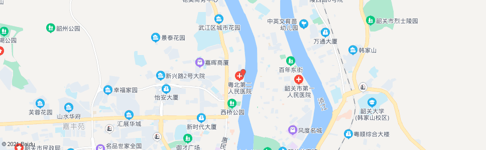 韶关肺结核防治所_公交站地图_韶关公交_妙搜公交查询2024