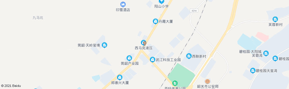 韶关西联大道(北)_公交站地图_韶关公交_妙搜公交查询2024