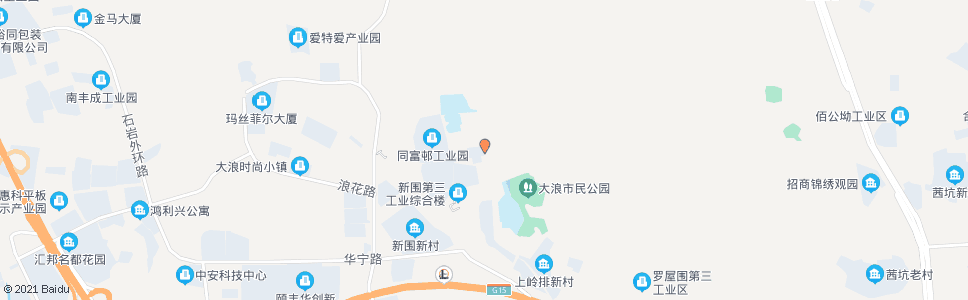 深圳大浪宝坤工业区_公交站地图_深圳公交_妙搜公交查询2024