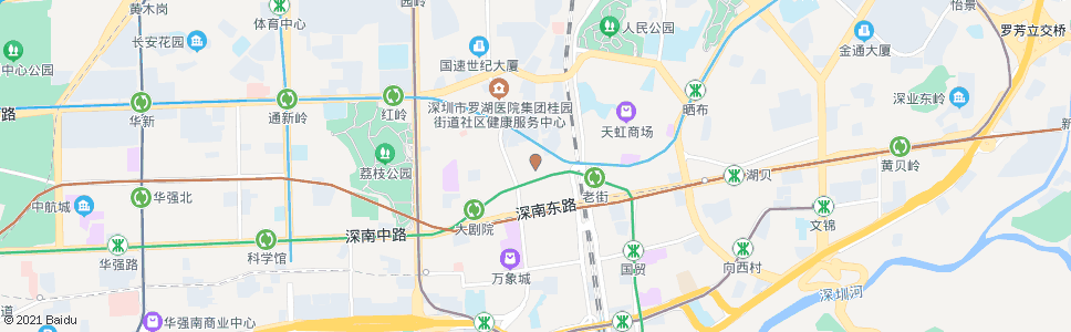 深圳桂园工商所_公交站地图_深圳公交_妙搜公交查询2024