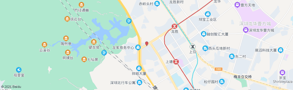 深圳部九窝路口_公交站地图_深圳公交_妙搜公交查询2024