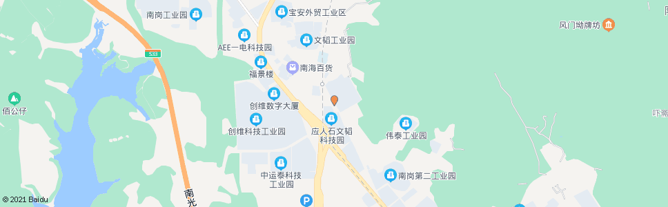 深圳应人石新村_公交站地图_深圳公交_妙搜公交查询2024