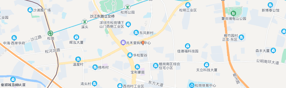 深圳松岗新汽车站_公交站地图_深圳公交_妙搜公交查询2025