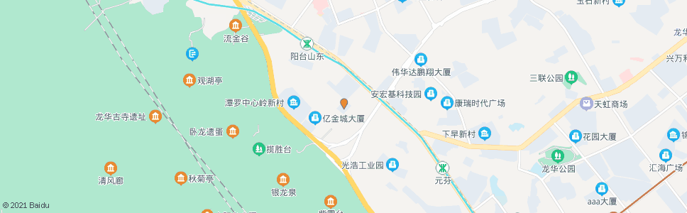 深圳龙华石观工业区_公交站地图_深圳公交_妙搜公交查询2024