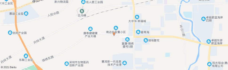 深圳南边灶新村_公交站地图_深圳公交_妙搜公交查询2024