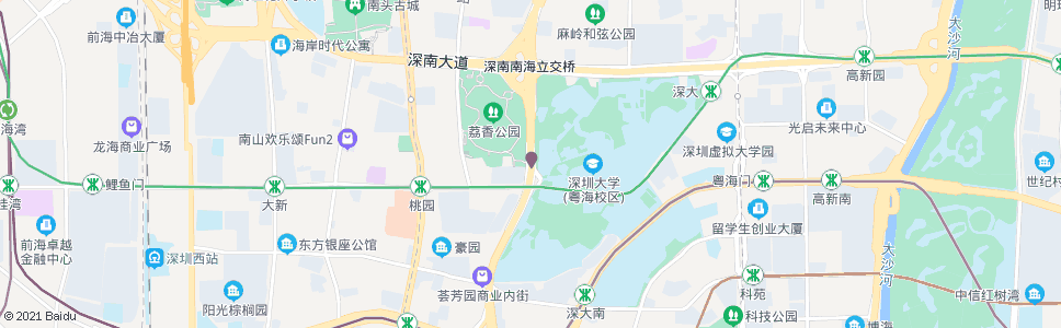 深圳深圳大学_公交站地图_深圳公交_妙搜公交查询2024