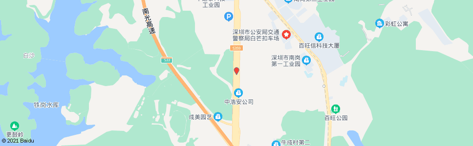 深圳谷峰石材厂_公交站地图_深圳公交_妙搜公交查询2024