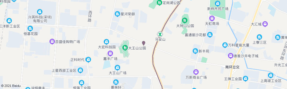 深圳松岗派出所临时站_公交站地图_深圳公交_妙搜公交查询2024