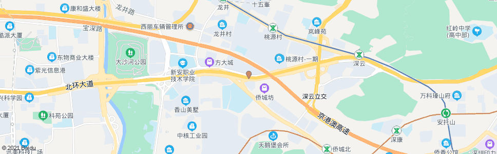 深圳高发科技园_公交站地图_深圳公交_妙搜公交查询2024