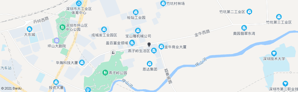 深圳燕子岭路口_公交站地图_深圳公交_妙搜公交查询2024