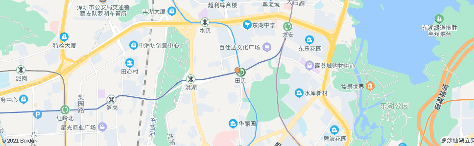 深圳田背村_公交站地图_深圳公交_妙搜公交查询2024