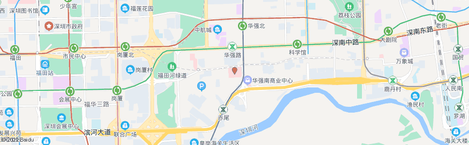 深圳市中医院_公交站地图_深圳公交_妙搜公交查询2024