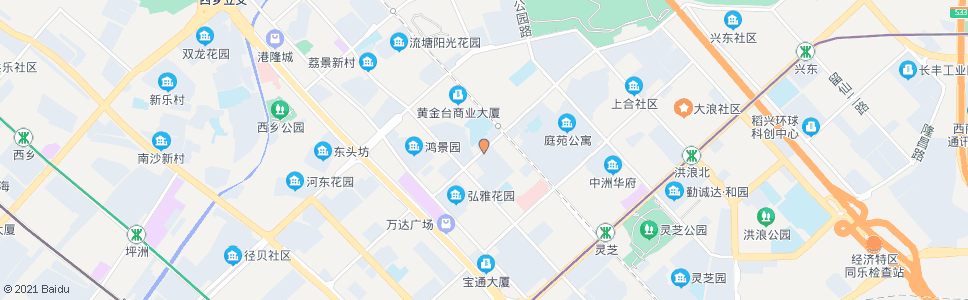 深圳建安新村_公交站地图_深圳公交_妙搜公交查询2024