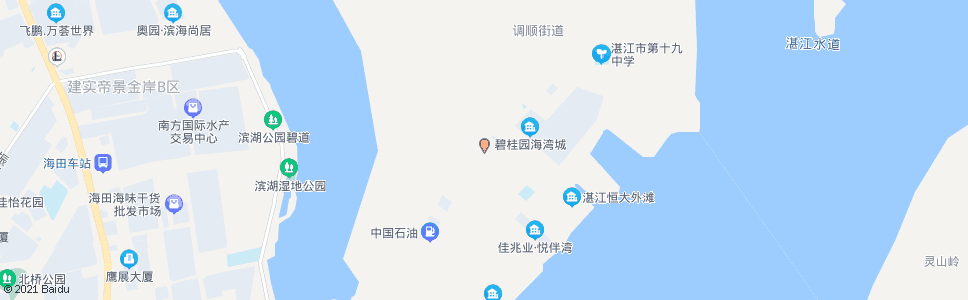 湛江调顺派出所_公交站地图_湛江公交_妙搜公交查询2024