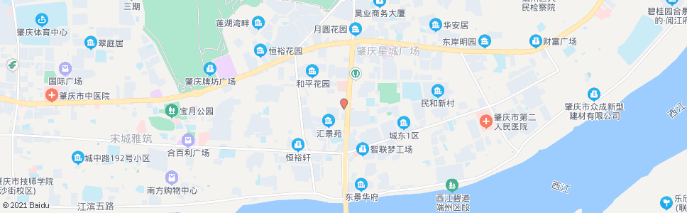 肇庆友谊路_公交站地图_肇庆公交_妙搜公交查询2024