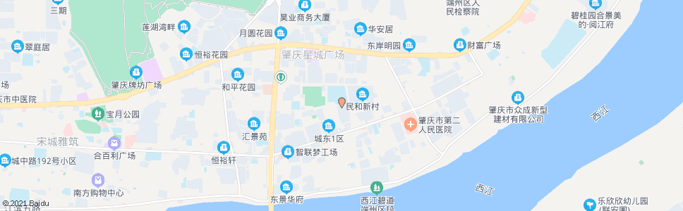 肇庆市公安局北门_公交站地图_肇庆公交_妙搜公交查询2024