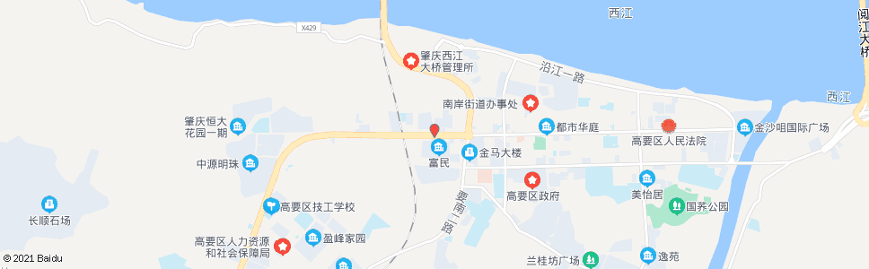 肇庆彩虹路_公交站地图_肇庆公交_妙搜公交查询2024