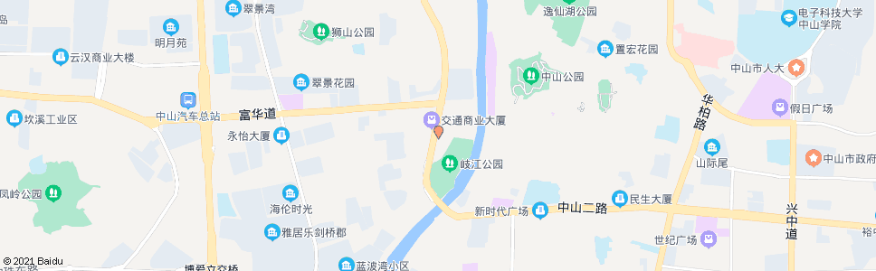 中山奥理德眼科医院_公交站地图_中山公交_妙搜公交查询2024