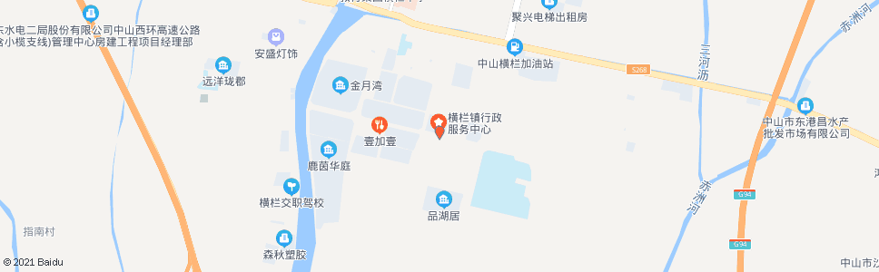 中山横栏中心公园_公交站地图_中山公交_妙搜公交查询2024