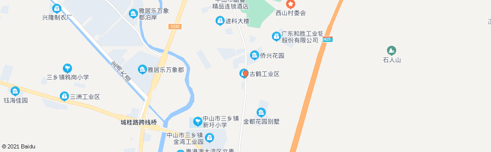 中山古鹤工业区_公交站地图_中山公交_妙搜公交查询2024