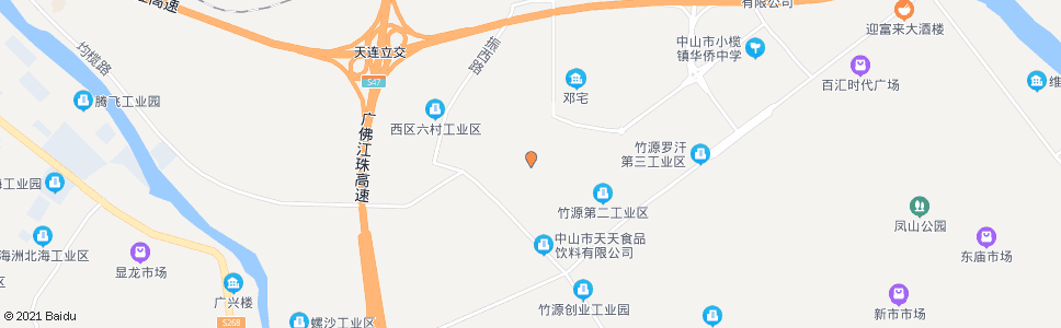 中山小榄西区市场_公交站地图_中山公交_妙搜公交查询2025