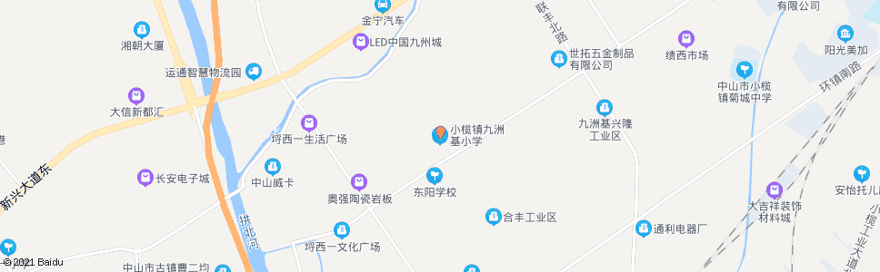 中山九洲基小学_公交站地图_中山公交_妙搜公交查询2024