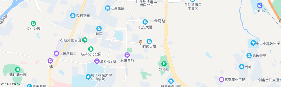 中山沙岗墟北_公交站地图_中山公交_妙搜公交查询2024