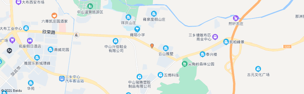 中山塘敢_公交站地图_中山公交_妙搜公交查询2024