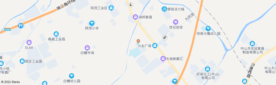 中山利生小学_公交站地图_中山公交_妙搜公交查询2024