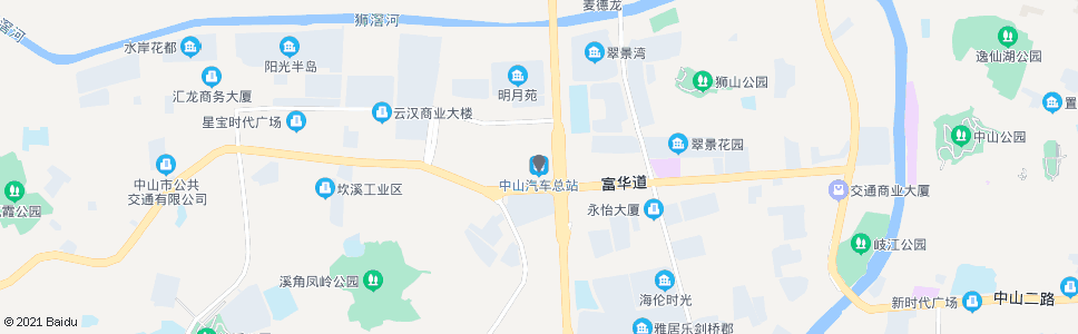 中山安骅汽车_公交站地图_中山公交_妙搜公交查询2024