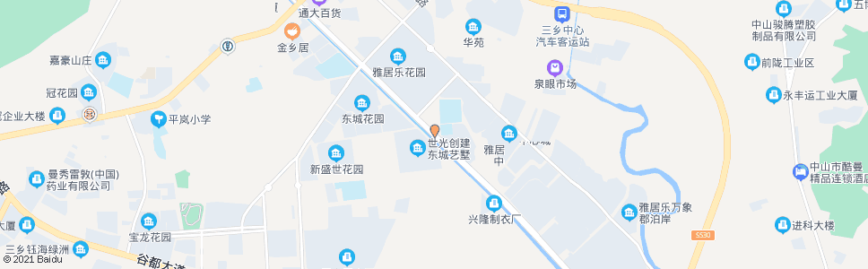 中山泉眼村西_公交站地图_中山公交_妙搜公交查询2024