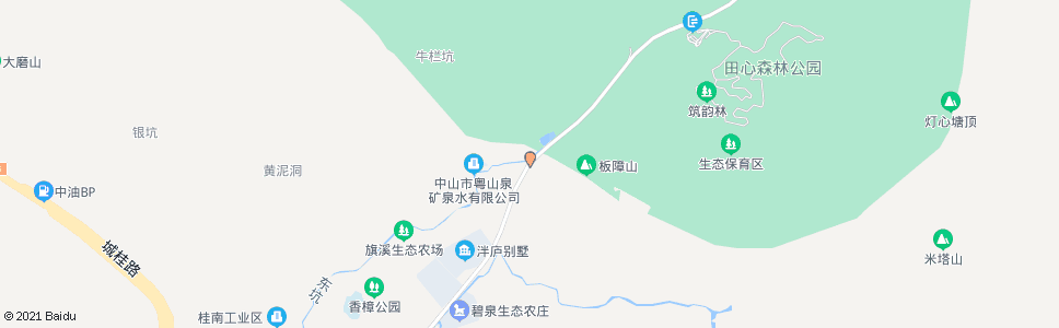 中山旗溪村路口_公交站地图_中山公交_妙搜公交查询2024