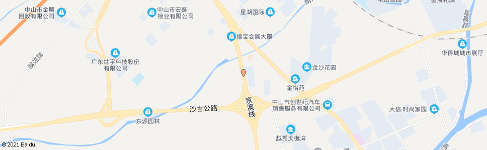 中山西区医院西_公交站地图_中山公交_妙搜公交查询2024