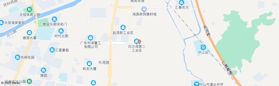 中山濠东路中_公交站地图_中山公交_妙搜公交查询2025