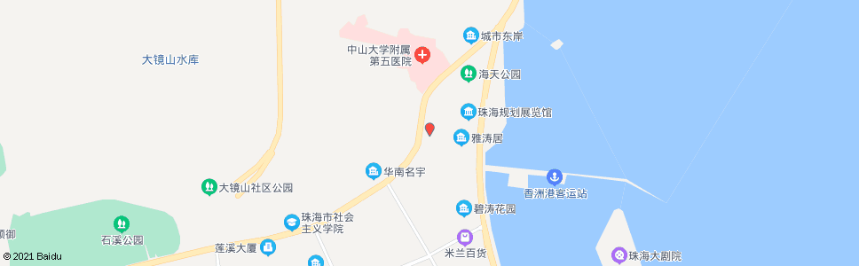 珠海海虹路_公交站地图_珠海公交_妙搜公交查询2024