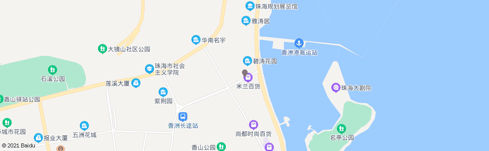 珠海文华中路东_公交站地图_珠海公交_妙搜公交查询2024