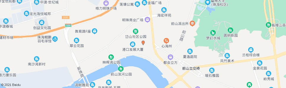 珠海荣岱市场_公交站地图_珠海公交_妙搜公交查询2024