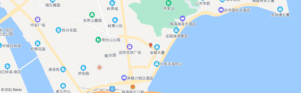 珠海粤海东_公交站地图_珠海公交_妙搜公交查询2024