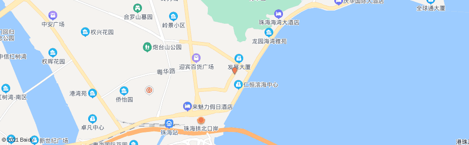 珠海水湾路南_公交站地图_珠海公交_妙搜公交查询2024